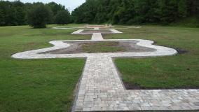 After a completed concrete contractor project in the area