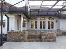 After a completed concrete contractor project in the area