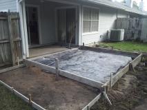 A recent general concrete services job in the area