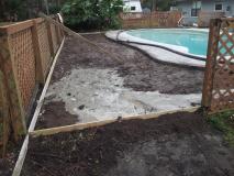 A recent concrete contractor job in the area