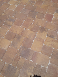 A recent paver installation job in the area